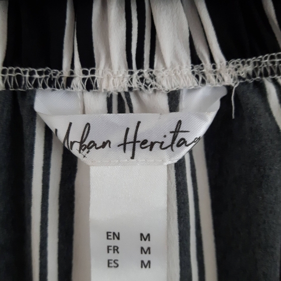 2/$35 OFF the shoulder URBAN outfitters Striped Summer Mini Dress Sz M ( 8-1… - Picture 6 of 6